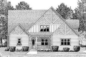 Exterior - Other Elevation 1 for Craftsman House Plan #413-138 - 4 bed, 3.5 bath