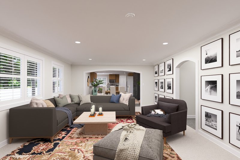 Dream House Plan - Interior - Family Room 1 for Traditional House Plan #1060-189 - 5 bed, 3 bath