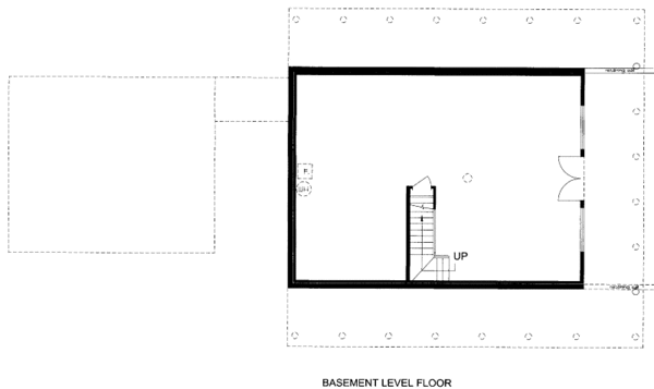 Bungalow Floor Plan - Lower Floor Plan #117-729