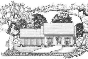 Cottage Exterior - Front Elevation Plan #36-328