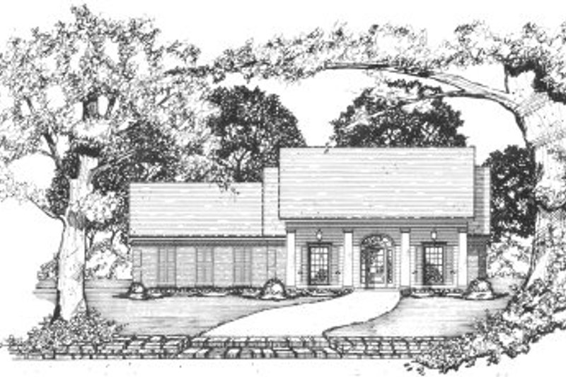 Cottage Style House Plan - 4 Beds 2 Baths 1791 Sq/Ft Plan #36-328