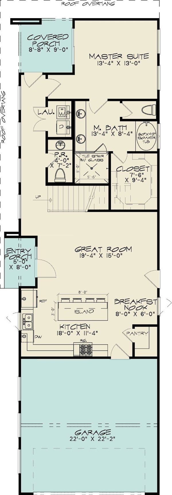 Dream House Plan - Modern Floor Plan - Main Floor Plan #1095-3