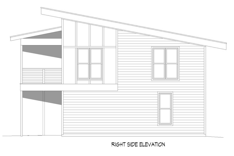 Dream House Plan - Exterior - Other Elevation 1 for Modern House Plan #932-711 - 2 bed, 2 bath