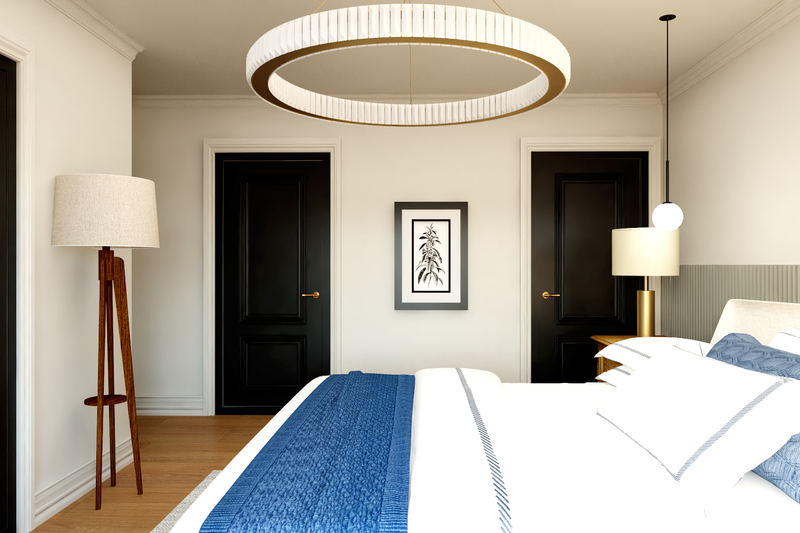 House Blueprint - Interior - Master Bedroom 2 for Barndominium House Plan #1064-424 - 4 bed, 2.5 bath