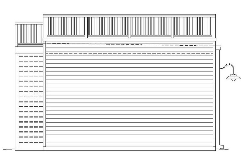House Plan Design - Exterior - Other Elevation for Contemporary House Plan #932-157, 0 bath