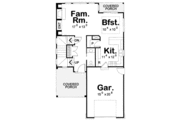 Bungalow Style House Plan - 3 Beds 3 Baths 1540 Sq/Ft Plan #20-1739 