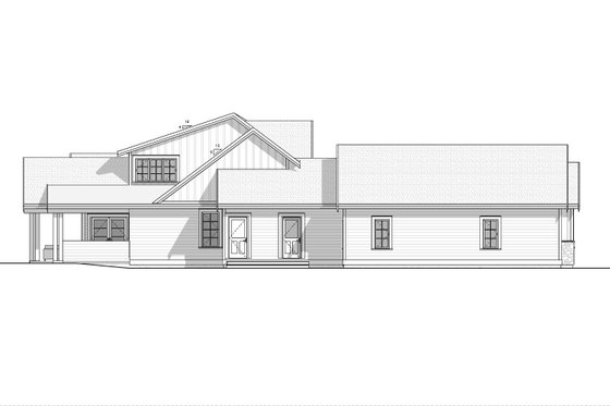 Exterior - Other Elevation 1 for Farmhouse House Plan #1086-24 - 4 bed, 3.5 bath