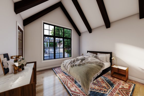 Interior - Master Bedroom for Craftsman House Plan #1094-17 - 3 bed, 2.5 bath