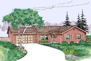 Ranch Style House Plan - 3 Beds 2 Baths 1113 Sq/Ft Plan #60-534 