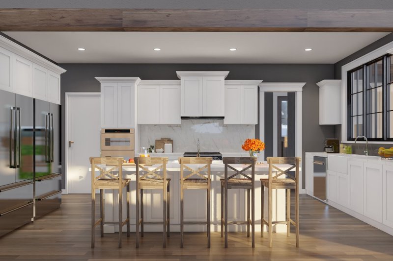 Home Plan - Interior - Kitchen for Farmhouse House Plan #923-393 - 3 bed, 3.5 bath