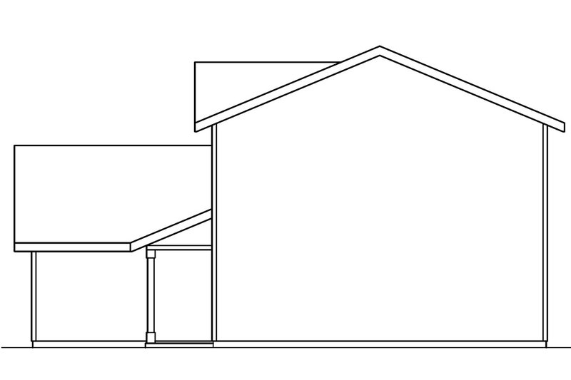 Home Plan - Exterior - Other Elevation 1 House Plan #124-470 - 4 bed, 2 bath