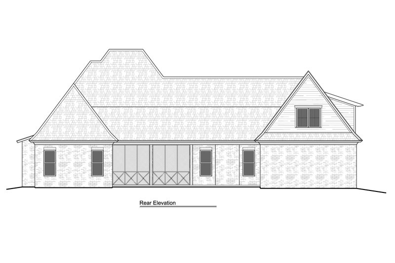 Dream House Plan - Exterior - Other Elevation 2 for European House Plan #1081-4 - 4 bed, 3.5 bath