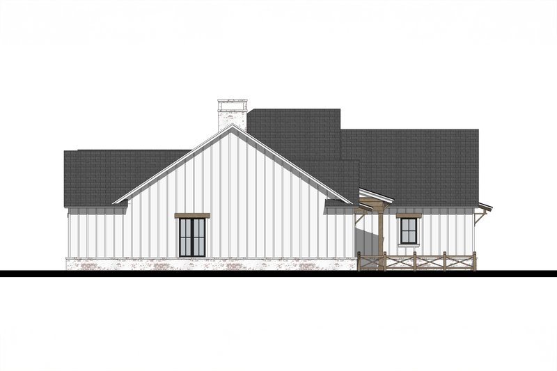 House Design - Exterior - Other Elevation for Farmhouse House Plan #1103-2 - 3 bed, 2.5 bath