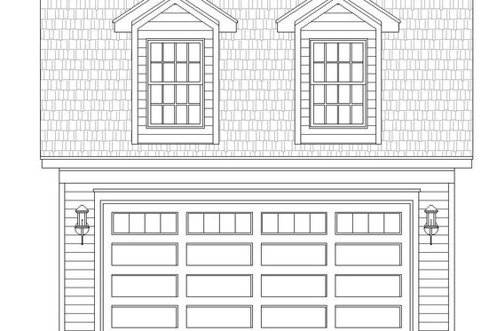 Exterior - Front Elevation 3 for Country House Plan #932-244, 0 bath