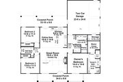 Farmhouse Style House Plan - 3 Beds 2.5 Baths 1800 Sq/Ft Plan #21-507 