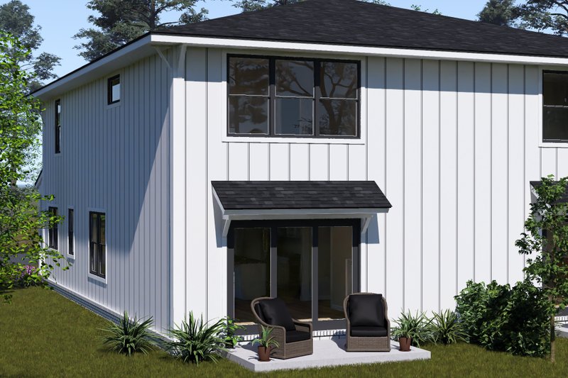 House Blueprint - Exterior - Other Elevation 3 for Modern House Plan #513-2473 - 3 bed, 2.5 bath