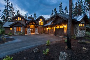 Home Plan - Craftsman style house design, elevation photo