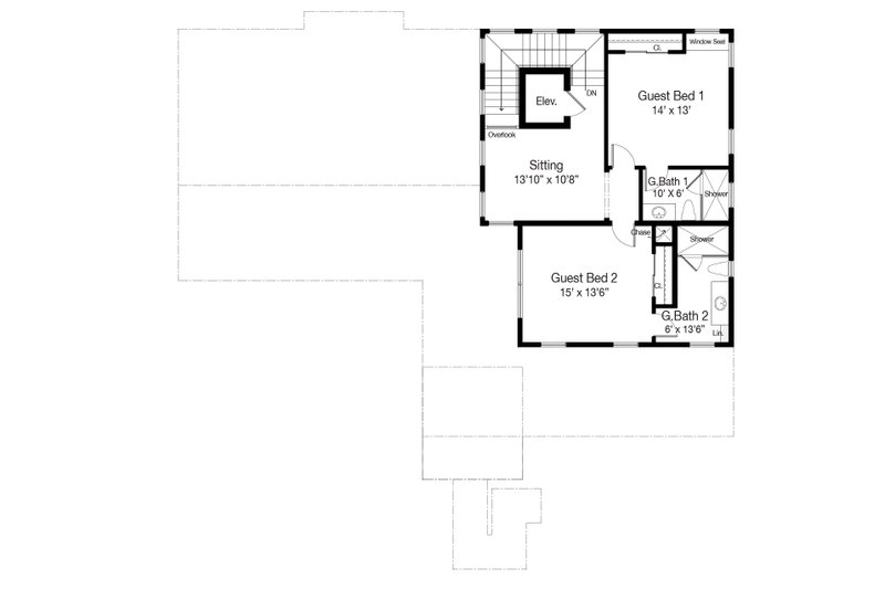 Home Plan - Floor Plan - Upper Floor for Traditional House Plan #938-160 - 3 bed, 3.5 bath