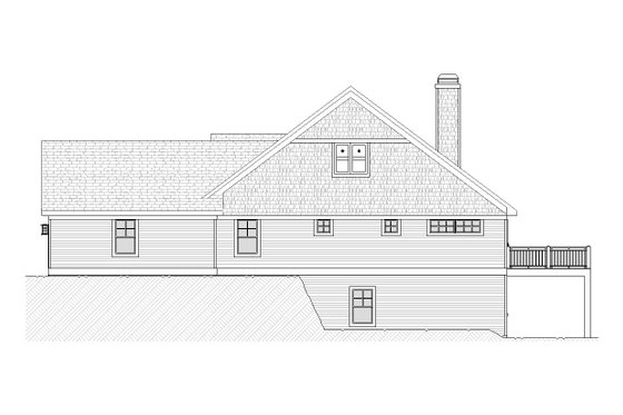 Exterior - Other Elevation 1 for Traditional House Plan #901-40 - 3 bed, 2.5 bath