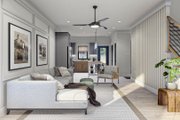 Modern Style House Plan - 3 Beds 1.5 Baths 1277 Sq/Ft Plan #455-498 
