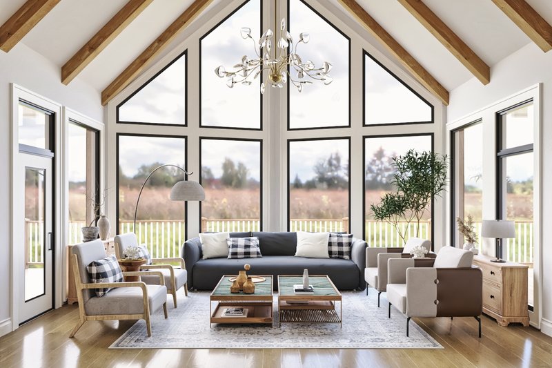 Architectural House Design - Interior - Family Room 2 for Traditional House Plan #54-710 - 4 bed, 4 bath