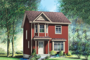 Traditional Style House Plan - 3 Beds 1.5 Baths 1169 Sq/Ft Plan #25-4501 