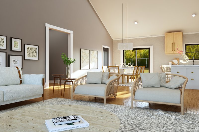House Design - Interior - Family Room 3 for Farmhouse House Plan #1064-366 - 3 bed, 2.5 bath