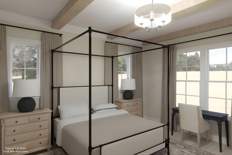 House Blueprint - Interior - Master Bedroom for Craftsman House Plan #927-1057 - 5 bed, 3.5 bath