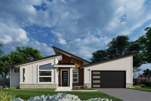 Contemporary Exterior - Front Elevation Plan #112-195