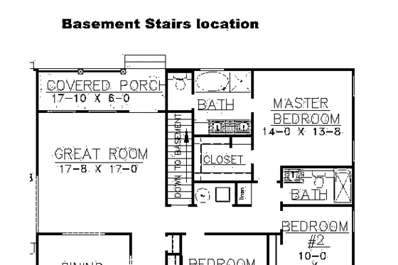 Floor Plan - Other Floor for Traditional House Plan #44-103 - 3 bed, 2.5 bath