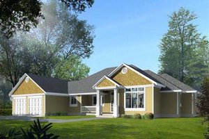Home Plan - Traditional Exterior - Front Elevation Plan #100-109
