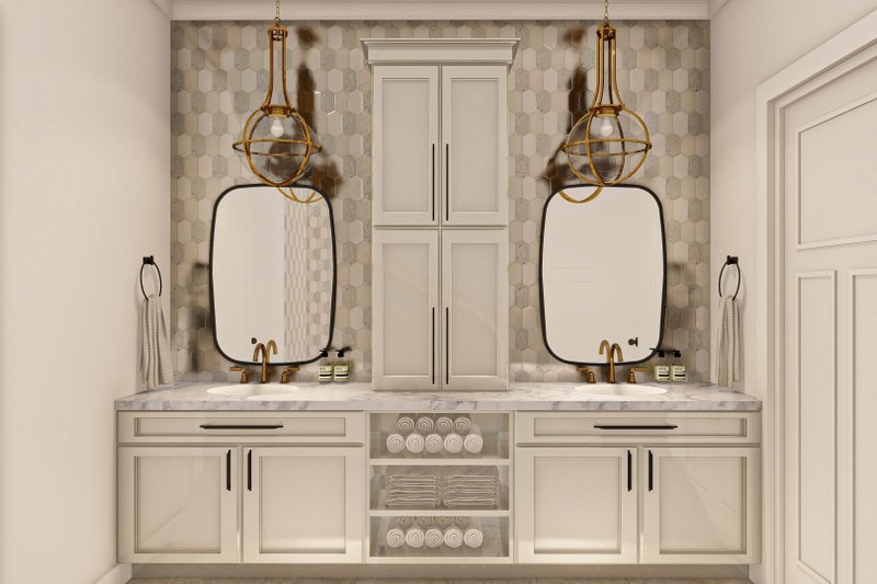 Architectural House Design - Interior - Master Bathroom for Modern House Plan #455-318 - 3 bed, 2 bath