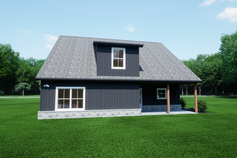 Home Plan - Exterior - Rear Elevation for Craftsman House Plan #1116-4 - 3 bed, 2.5 bath