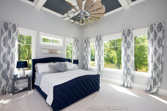 Interior - Master Bedroom for Craftsman House Plan #929-340 - 5 bed, 4 bath