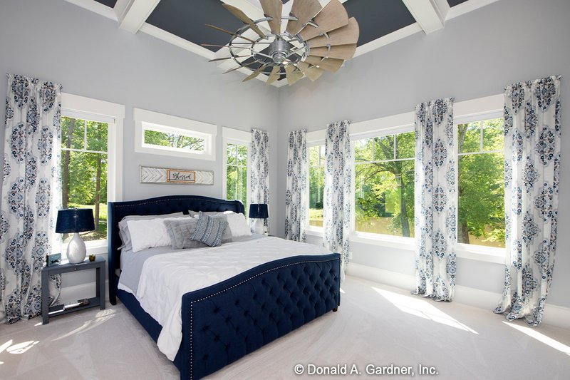 Home Plan - Interior - Master Bedroom for Craftsman House Plan #929-340 - 5 bed, 4 bath