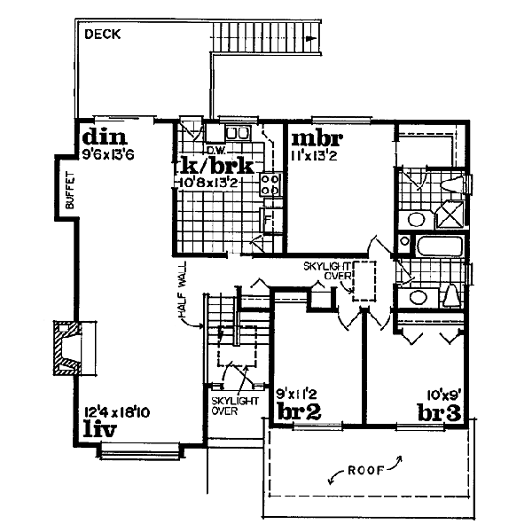 Floor Plan - Main Floor Plan #47-137