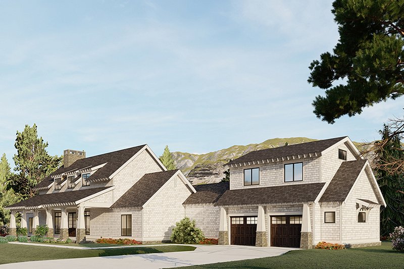 Home Plan - Exterior - Other Elevation 1 for Country House Plan #923-199 - 4 bed, 3.5 bath