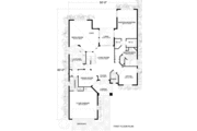 Mediterranean Style House Plan - 5 Beds 3.5 Baths 3543 Sq/Ft Plan #420-142 