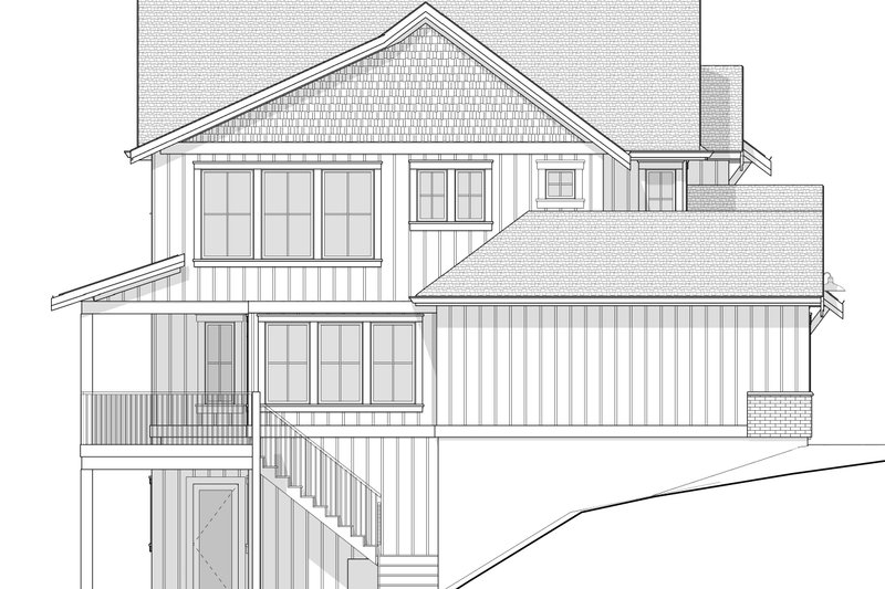 Dream House Plan - Exterior - Other Elevation 1 for Farmhouse House Plan #1114-71 - 4 bed, 3.5 bath