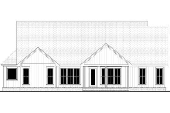 Exterior - Other Elevation 1 for Farmhouse House Plan #430-413 - 4 bed, 3.5 bath