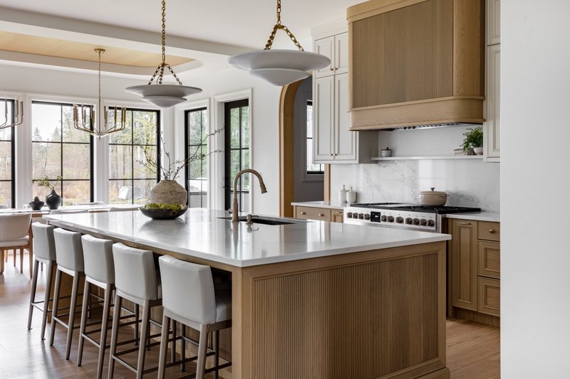 House Blueprint - Interior - Kitchen 1 for European House Plan #1114-12 - 6 bed, 4.5 bath