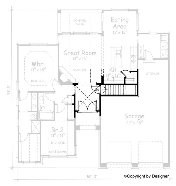 House Blueprint - Traditional Floor Plan - Other Floor Plan #20-1394