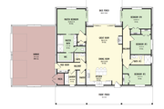 Barndominium Style House Plan - 4 Beds 2.5 Baths 2285 Sq/Ft Plan #1092-40 