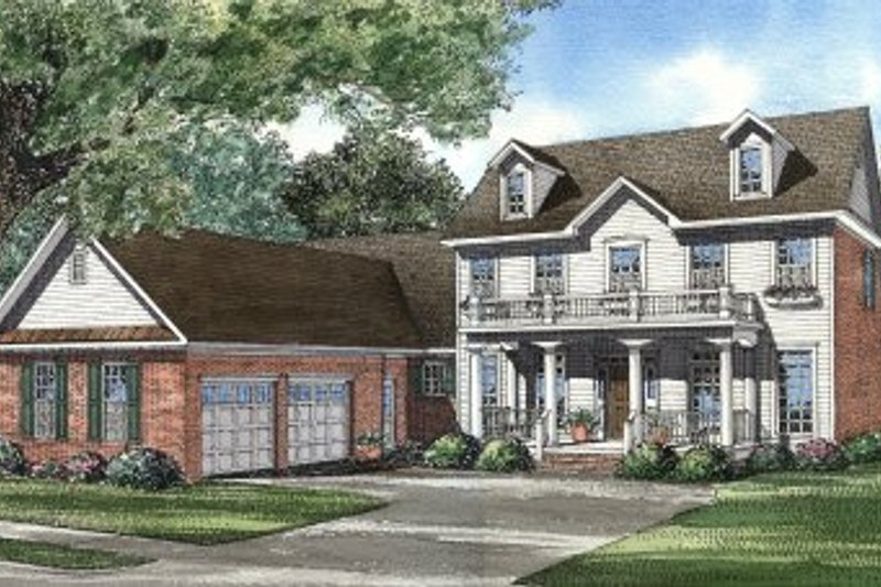 Dream House Plan - Traditional Exterior - Front Elevation Plan #17-294