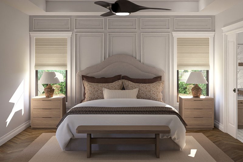 Dream House Plan - Interior - Master Bedroom for Modern House Plan #455-393 - 5 bed, 4 bath