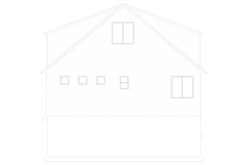 House Blueprint - Exterior - Other Elevation 1 for Traditional House Plan #1060-366 - 1 bed, 1.5 bath