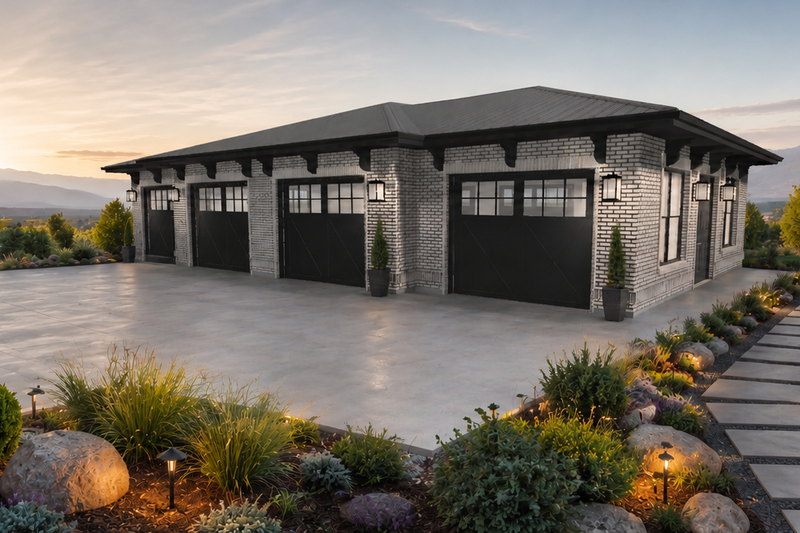 House Blueprint - Exterior - Front Elevation 5 for Mediterranean House Plan #1060-499, 0 bath