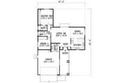 Adobe / Southwestern Style House Plan - 2 Beds 2 Baths 1190 Sq/Ft Plan #1-1061 
