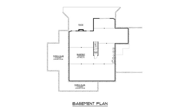 House Blueprint - Barndominium Floor Plan - Lower Floor Plan #1064-196