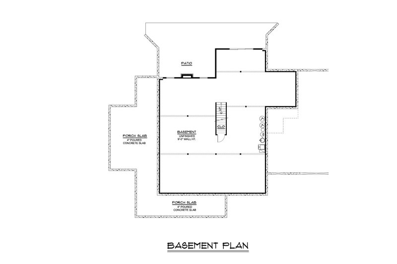 House Plan Design - Floor Plan - Lower Floor for Barndominium House Plan #1064-196 - 3 bed, 2.5 bath